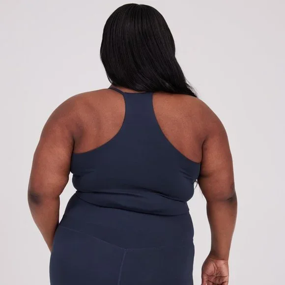 GIRLFRIEND COLLECTIVE Cleo Workout Sports Bra Midnight NWT - Picture 5 of 5